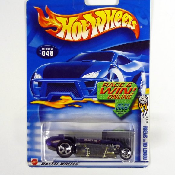 Hot Wheels Rocket Oil Special #048 First Editions 36/42 Purple Die-Cast Car 2002 - Picture 1 of 1
